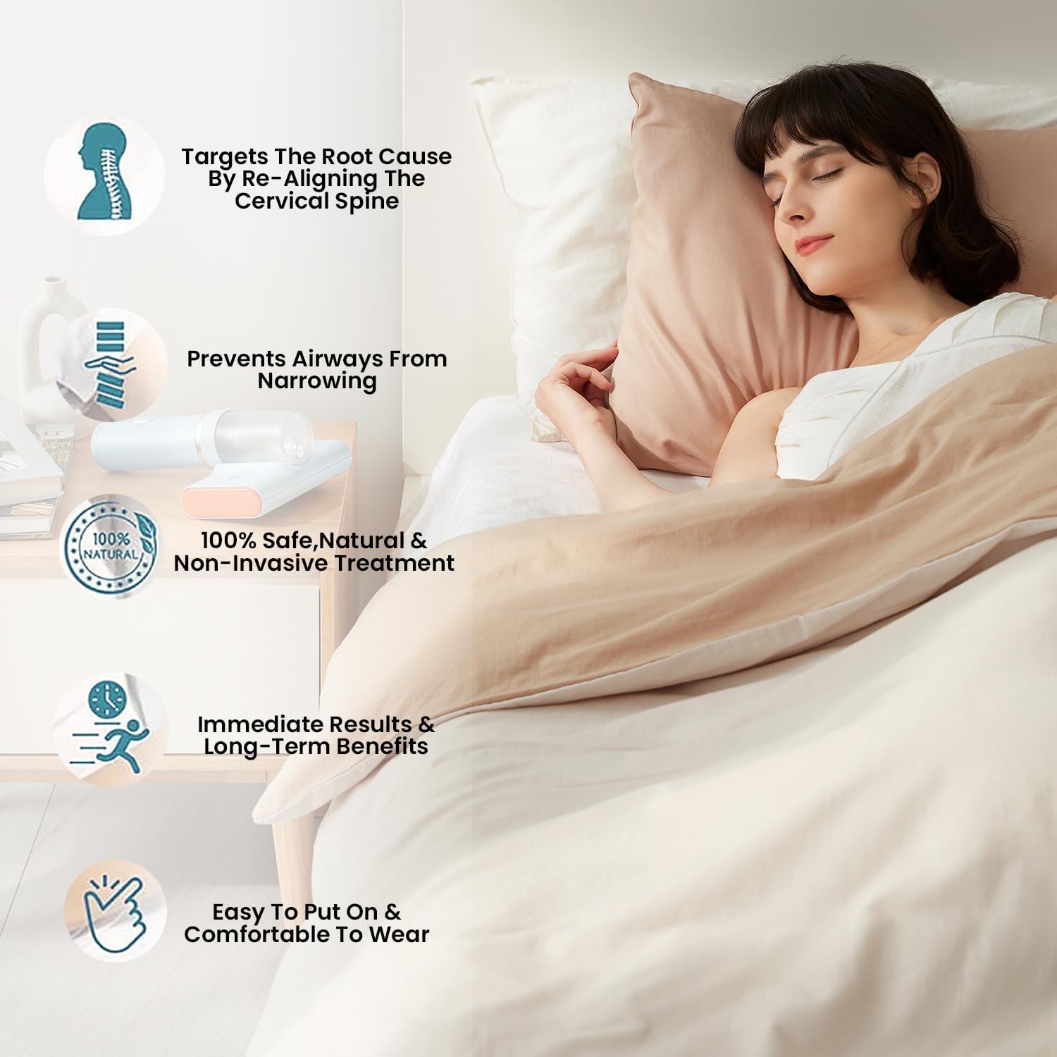 Neuleben Snooze Neck Support – Ergonomic Neck Pillow