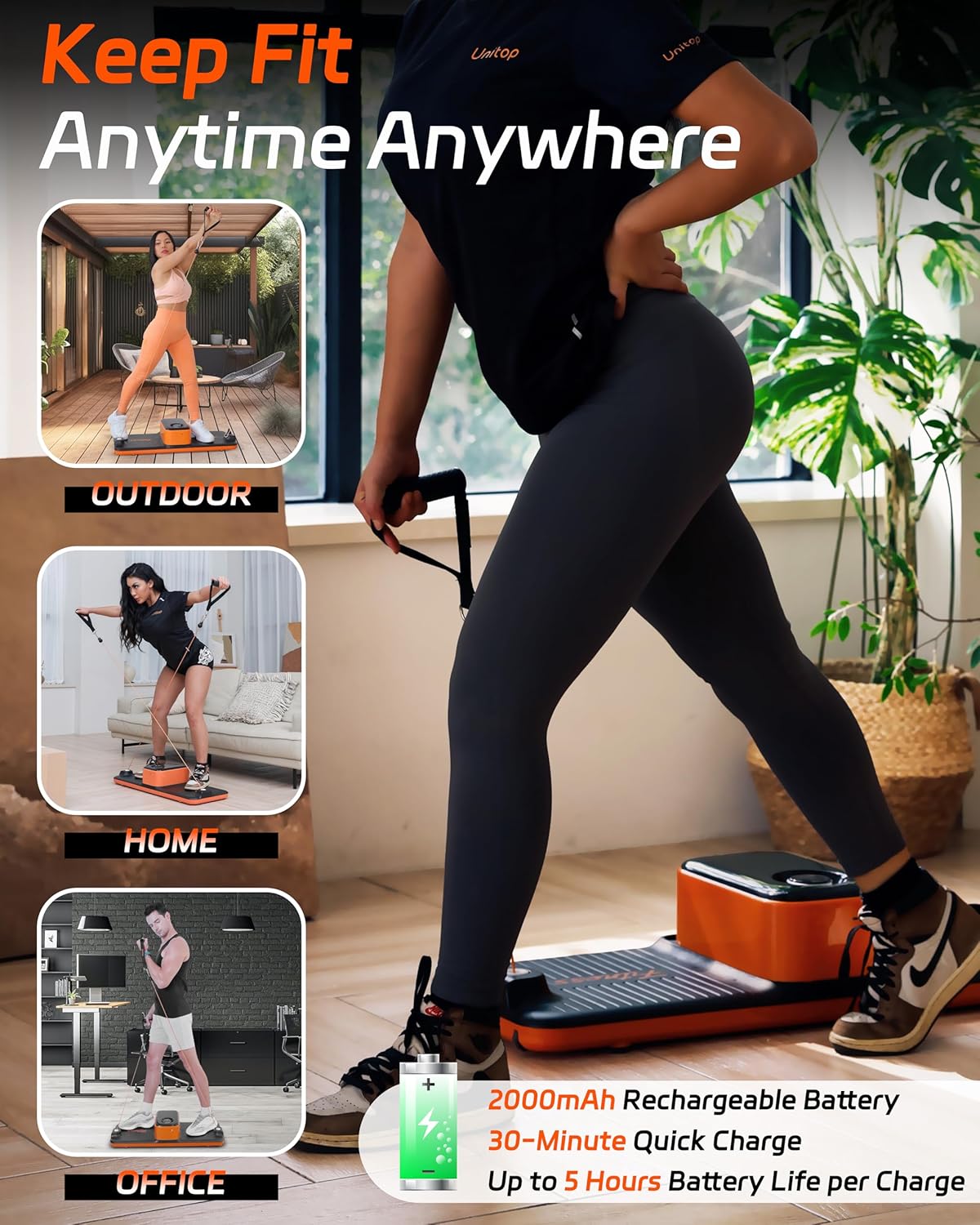 Smart Home Gym Workout Cable Machine – U-Trainer