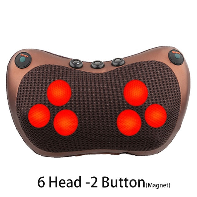 Head & Neck Massager Pillow for Home & Car